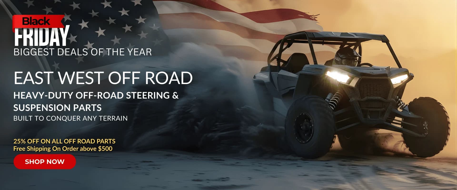 Thanksgiving Offroad Parts Sale Banner